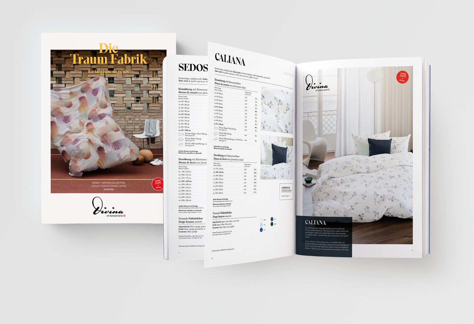 DIVINA Linge de lits suisse Divina Online Shop